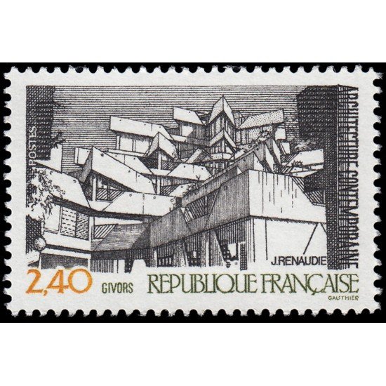 France Francia 2365 1985 Arquitectura contemporánea MNH France Francia 2365 1985 Arquitectura contemporánea MNH