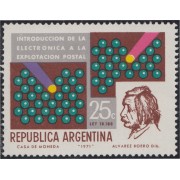 Argentina 882 1971 Introducción de la electrónica a la Explotación postal MH
