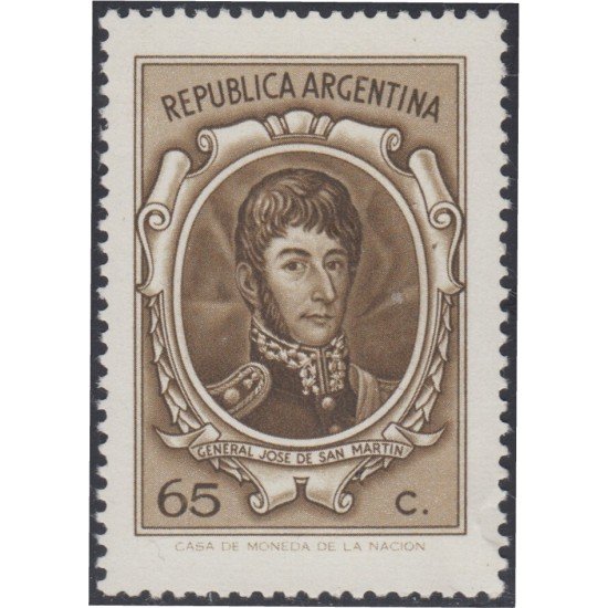 Argentina 915 1972 Serie Corriente: Gral José de San Martín. Impresión MH Argentina 915 1972 Serie Corriente: Gral José de San Martín. Impresión MH