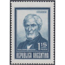 Argentina 921 1972 Serie Corriente. Guillermo Brown. Filigrana G MH Argentina 921 1972 Serie Corriente. Guillermo Brown. Filigrana G MH