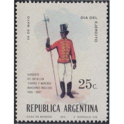 Argentina 923 1972 Día del Ejército MH Argentina 923 1972 Día del Ejército MH