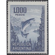 Argentina 971 1974 Serie Corriente Pez Fish MH