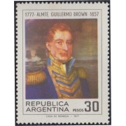 Argentina 1103 1977 200 Años del Nacimiento de Guillermo Brown MNH