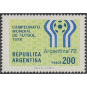 Argentina 1110 1978 Copa del Mundo de Fútbol. Argentina 78 MNH