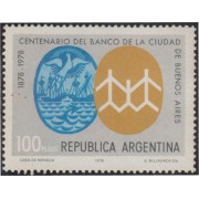 Argentina  1140 1978 100 Años de la Banca Nacional en Buenos Aires MNH  