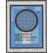 Argentina 1142 1978 XII Congreso Internacional de lucha contra el cáncer MNH  