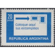 Argentina 1144a 1978 Slogans postales MNH  