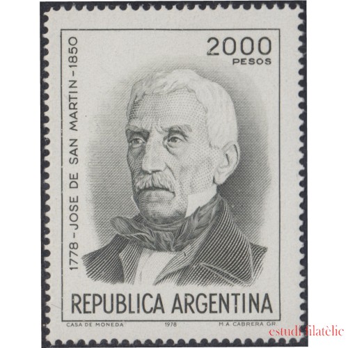 Argentina 1151 1978 General de San Martín MH  