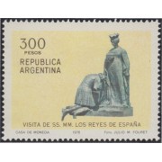 Argentina 1157 1978 Visita de SS MM Los reyes de España MNH 