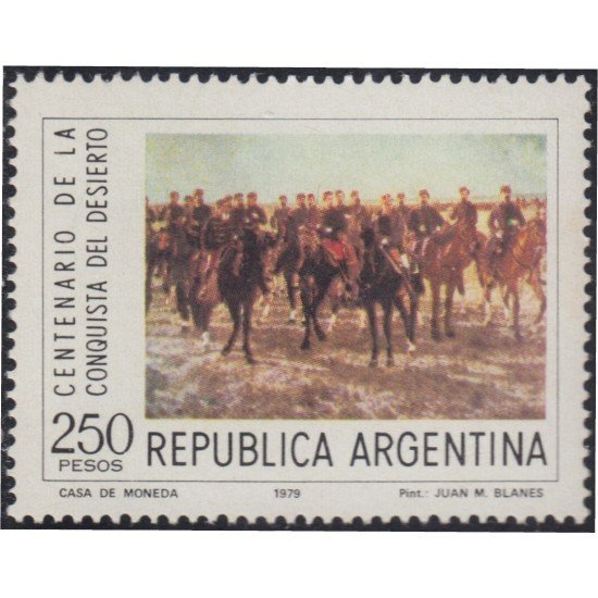 Argentina 1182 1979 Centenario de la conquista del desierto MNH Argentina 1182 1979 Centenario de la conquista del desierto MNH