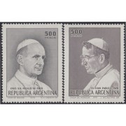 Argentina 1195/96 1979 Papa Pablo II y Papa Juan Pablo II MNH 