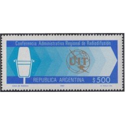 Argentina 1211 1980 Conferencia administrativa regional de la radiofusión MNH Argentina 1211 1980 Conferencia administrativa regional de la radiofusión MNH