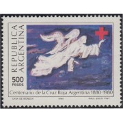 Argentina 1213 1980 Centenario de la Cruz Roja argentina MNH 
