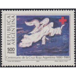 Argentina 1213 1980 Centenario de la Cruz Roja argentina MNH Argentina 1213 1980 Centenario de la Cruz Roja argentina MNH