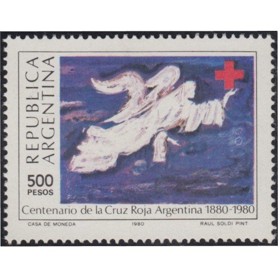 Argentina 1213 1980 Centenario de la Cruz Roja argentina MNH Argentina 1213 1980 Centenario de la Cruz Roja argentina MNH