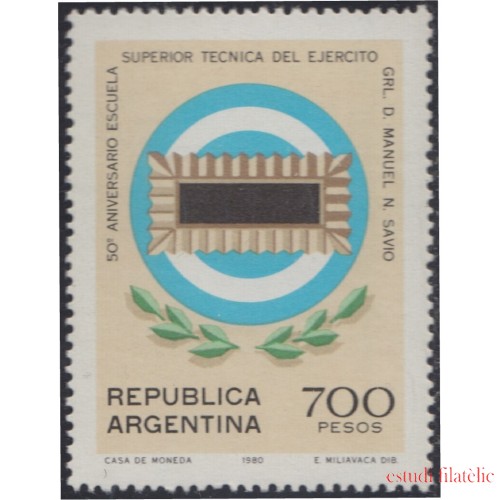 Argentina 1232 1980 50º Aniversario Escuela Gral D. Manuel N. Savio MNH 