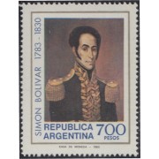 Argentina 1236 1980 Simón Bolivar MNH 