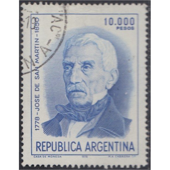Argentina 1241 1981 José de San Martín Usado Argentina 1241 1981 José de San Martín Usado