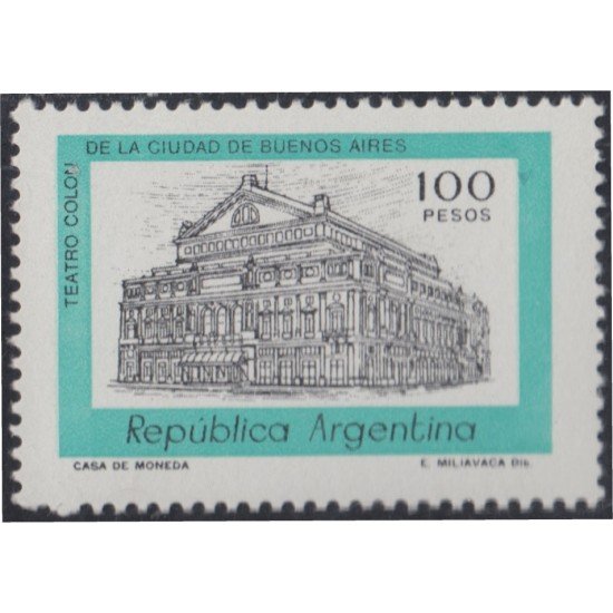 Argentina 1244 1981 Monumentos MNH Argentina 1244 1981 Monumentos MNH