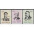 Argentina 1255/57 1981 Juan Arenales Félix Frías José Uriburu MNH