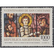 Argentina 1260 1981 V Centenario de San Cayetano MNH