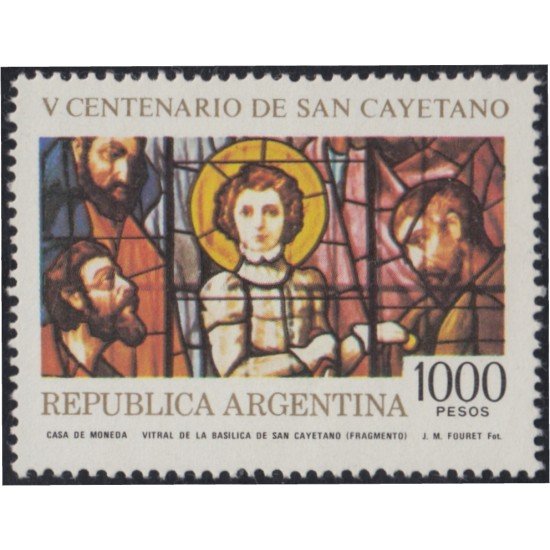 Argentina 1260 1981 V Centenario de San Cayetano MNH Argentina 1260 1981 V Centenario de San Cayetano MNH