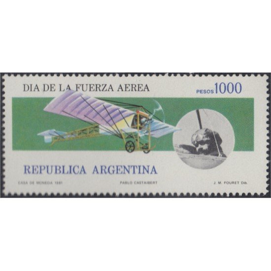 Argentina 1261 1981 Día de la Fuerza Aérea MNH Argentina 1261 1981 Día de la Fuerza Aérea MNH