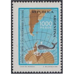 Argentina 1264 1981 Lucha contra la caza de ballenas MNH