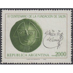 Argentina 1285 1982 400 años de la villa de Salta MNH