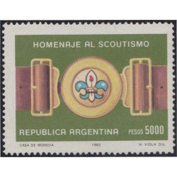 Argentina 1304 1982 75º Aniversario del Scoutismo MNH Argentina 1304 1982 75º Aniversario del Scoutismo MNH