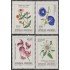 Argentina 1312/15 1982 Serie Antigua Flores Flowers MNH