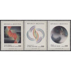 Argentina 1320/22 1982 Artés Plásticas Argentinas MNH Argentina 1320/22 1982 Artés Plásticas Argentinas MNH