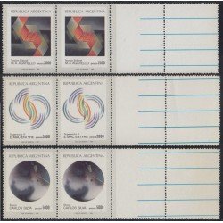 Argentina 1320a/22a 1982 Artés Plásticas Argentinas MNH Argentina 1320a/22a 1982 Artés Plásticas Argentinas MNH