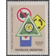 Argentina 1327 1982 50º Aniversario de la Dirección Nacional de puentes y pavimentos MNH 
