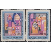 Argentina 1328/29 1982 Centenario de la Villa de la Plata MNH 