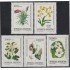 Argentina 1333/37 1982 Serie corriente Flores Flowers MNH