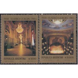 Argentina 1350/51 1983 75º Aniversario del Teatro Colón de Buenos Aires MNH