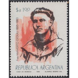 Argentina 1371 1983 Centenario de la muerte de Fray Mamerto Esquiu MNH Argentina 1371 1983 Centenario de la muerte de Fray Mamerto Esquiu MNH