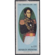 Argentina 1372 1983 200 Años del nacimiento de Simón Bolivar MNH 