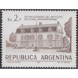 Argentina 1377 1983 50º Aniversario del Instituto Nacional Sanmartiniano MNH Argentina 1377 1983 50º Aniversario del Instituto Nacional Sanmartiniano MNH
