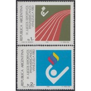 Argentina 1378/79 19839º Juegos deportivos panamericanos MNH 