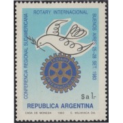 Argentina 1380 1983 Conferencia regional sudamericana de Rotary International MNH 