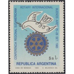 Argentina 1380 1983 Conferencia regional sudamericana de Rotary International MNH Argentina 1380 1983 Conferencia regional sudamericana de Rotary International MNH