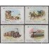 Argentina 1384/87 1983 Año Mundial de las comunicaciones Tranvía Locomotora MNH