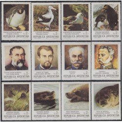 Argentina 1392/03 1983 Pioneros y Fauna en la Antártica Argentina MNH Argentina 1392/03 1983 Pioneros y Fauna en la Antártica Argentina MNH