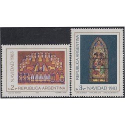 Argentina 1404/05 1983 Navidad Christmas MNH Argentina 1404/05 1983 Navidad Christmas MNH