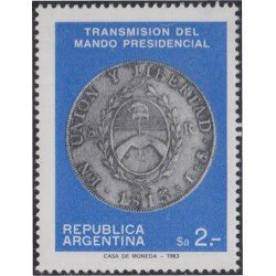 Argentina 1406 1983 Transmisión del mando presidencial MNH Argentina 1406 1983 Transmisión del mando presidencial MNH