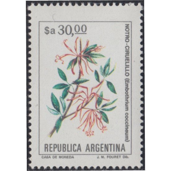Argentina 1407a 1984 Serie corriente Flores Flowers MNH Argentina 1407a 1984 Serie corriente Flores Flowers MNH