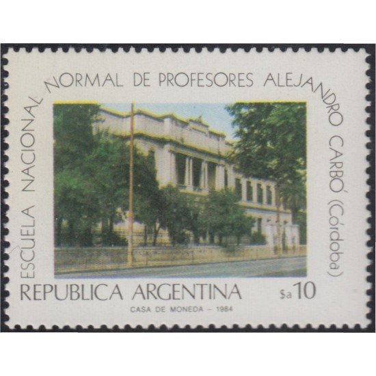 Argentina 1416 1984 Escuela Alejandro Carbó MNH Argentina 1416 1984 Escuela Alejandro Carbó MNH
