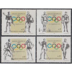 Argentina 1422/25 1984 Juegos olímpicos de verano MNH Argentina 1422/25 1984 Juegos olímpicos de verano MNH